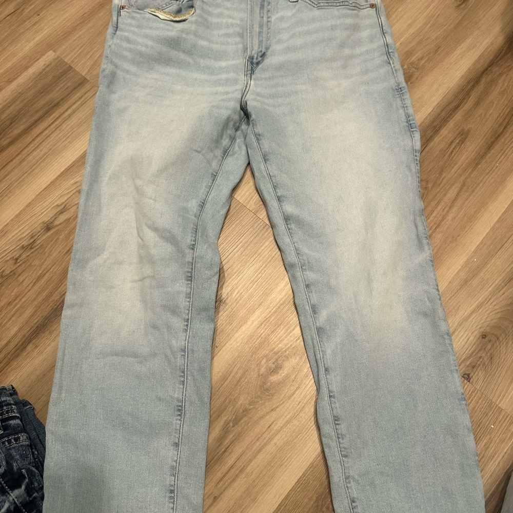 American Eagle Outfitters Blue Straight Jeans